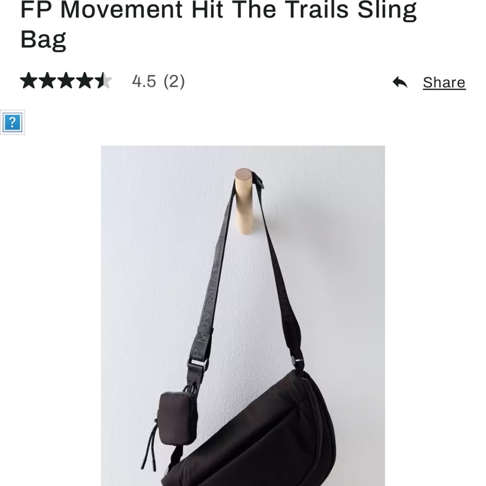 Free People sling bag